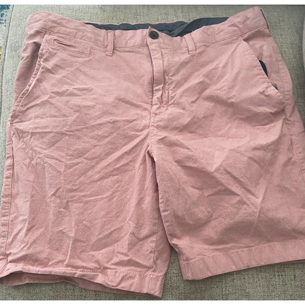 1901 Ballard Slim Fit Stretch Chambray Shorts  36